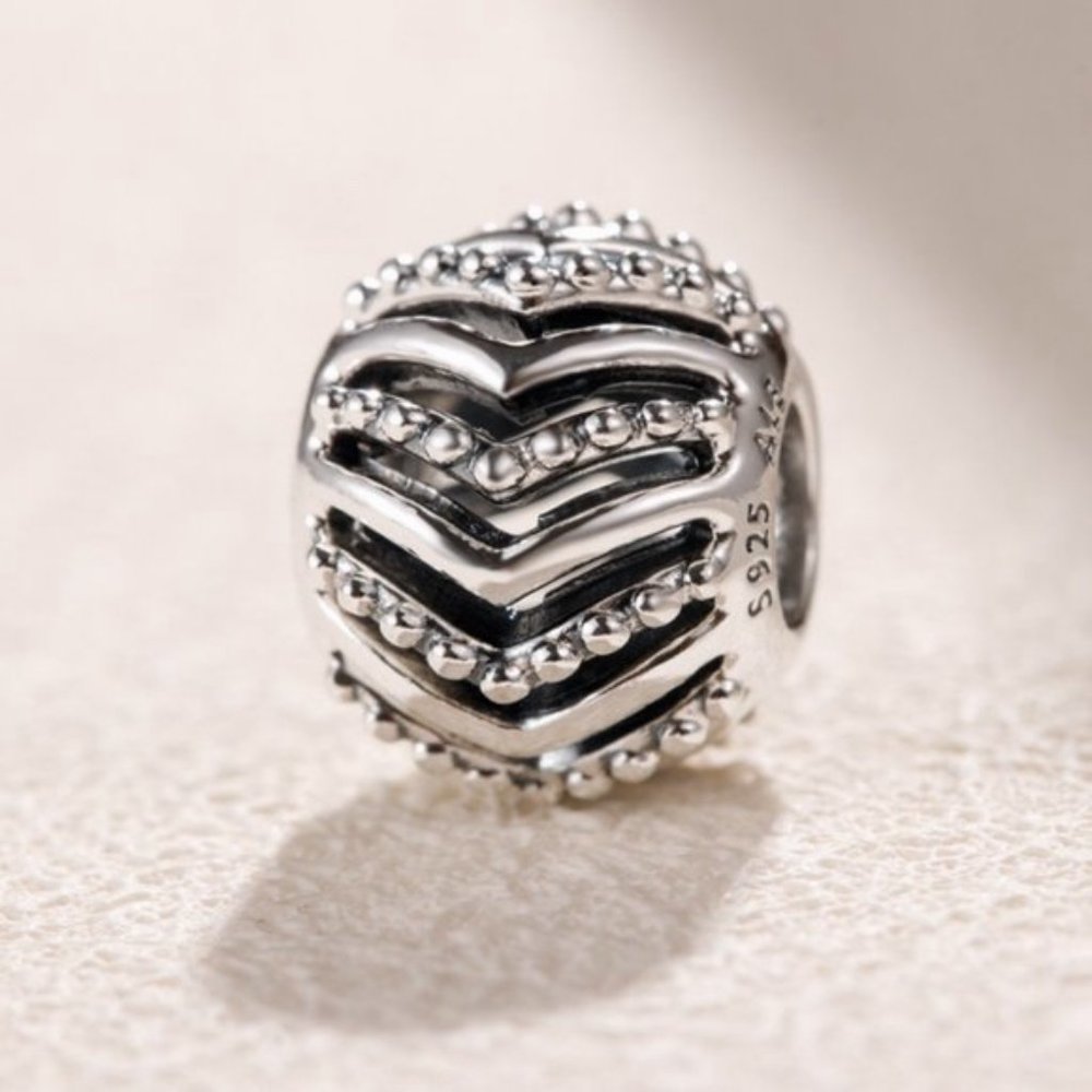 Pandora Openwork Wishbone Charm